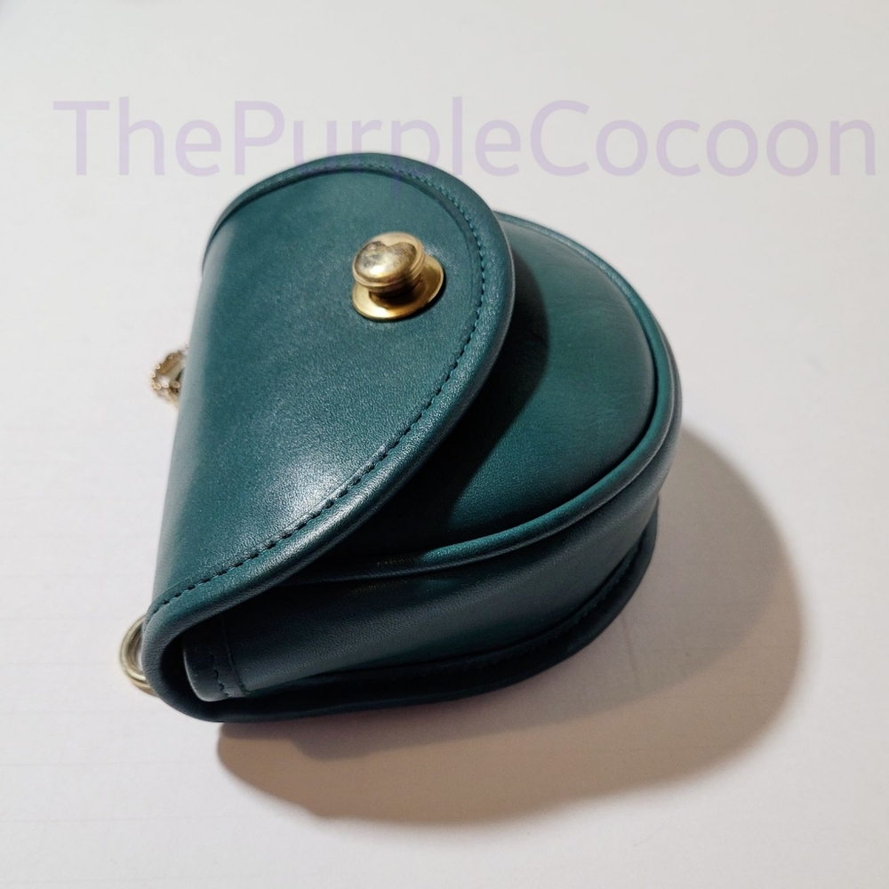 SOLD!!! Mint- Jade, Vintage Unisex Coach Mini Belt Bag #9826 - Picture 3 of 10